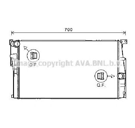 Radiator, racire motor PRASCO BW2455</br>Piesa auto pentru Radiator racire apa/ ulei Radiator, racire motor PRASCO BW2455</br>Piesa auto pentru Radiator racire apa/ ulei