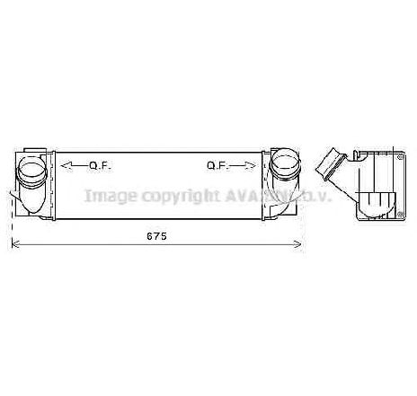 Intercooler, compresor PRASCO BW4457</br>Piesa auto pentru Turbocompressor Intercooler, compresor PRASCO BW4457</br>Piesa auto pentru Turbocompressor