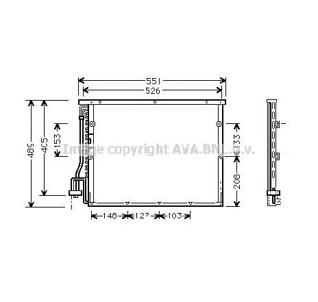Condensator, climatizare PRASCO BW5148</br>Piesa auto pentru Categorii Condensator, climatizare PRASCO BW5148</br>Piesa auto pentru Categorii