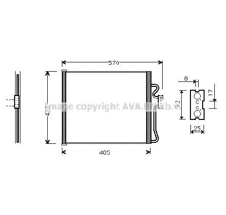 Condensator, climatizare PRASCO BW5185</br>Piesa auto pentru Categorii Condensator, climatizare PRASCO BW5185</br>Piesa auto pentru Categorii