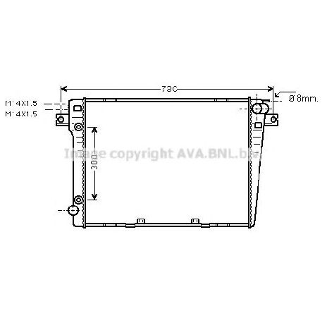 Radiator, racire motor PRASCO BWA2058</br>Piesa auto pentru Radiator racire apa/ ulei Radiator, racire motor PRASCO BWA2058</br>Piesa auto pentru Radiator racire apa/ ulei
