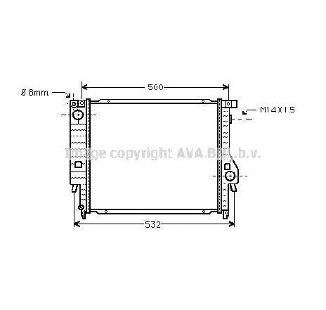 Radiator, racire motor PRASCO BWA2098</br>Piesa auto pentru Radiator racire apa/ ulei Radiator, racire motor PRASCO BWA2098</br>Piesa auto pentru Radiator racire apa/ ulei