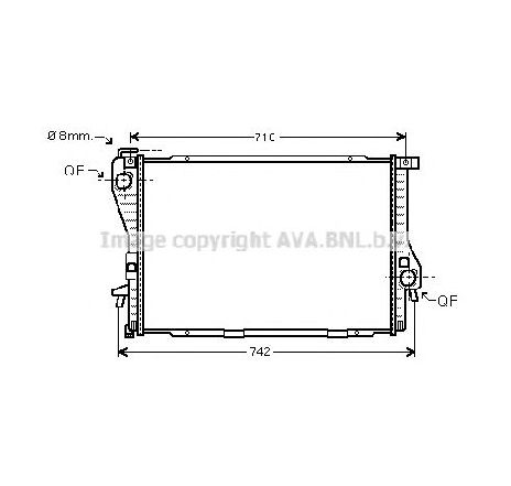 Radiator, racire motor PRASCO BWA2235</br>Piesa auto pentru Radiator racire apa/ ulei Radiator, racire motor PRASCO BWA2235</br>Piesa auto pentru Radiator racire apa/ ulei