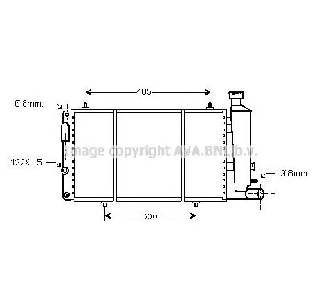 Radiator, racire motor PRASCO CN2033</br>Piesa auto pentru Radiator racire apa/ ulei Radiator, racire motor PRASCO CN2033</br>Piesa auto pentru Radiator racire apa/ ulei