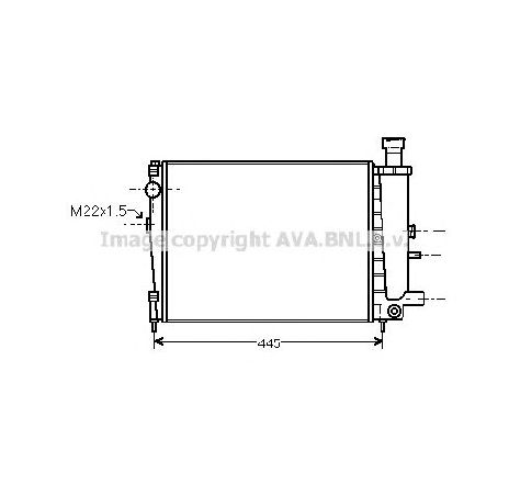 Radiator, racire motor PRASCO CN2040</br>Piesa auto pentru Radiator racire apa/ ulei Radiator, racire motor PRASCO CN2040</br>Piesa auto pentru Radiator racire apa/ ulei