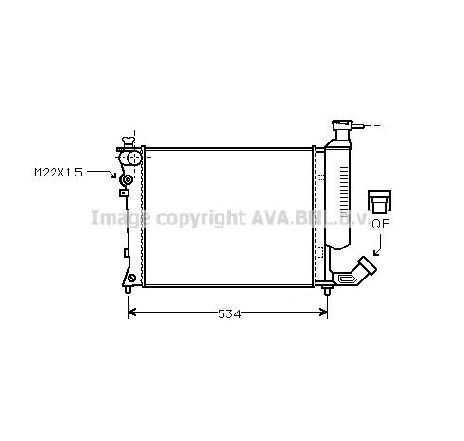 Radiator, racire motor PRASCO CN2059</br>Piesa auto pentru Radiator racire apa/ ulei Radiator, racire motor PRASCO CN2059</br>Piesa auto pentru Radiator racire apa/ ulei