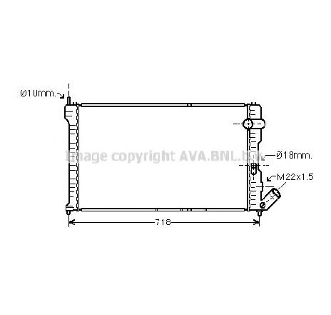 Radiator, racire motor PRASCO CN2063</br>Piesa auto pentru Radiator racire apa/ ulei Radiator, racire motor PRASCO CN2063</br>Piesa auto pentru Radiator racire apa/ ulei