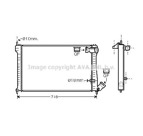 Radiator, racire motor PRASCO CN2102</br>Piesa auto pentru Radiator racire apa/ ulei Radiator, racire motor PRASCO CN2102</br>Piesa auto pentru Radiator racire apa/ ulei