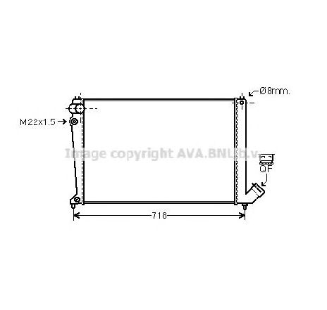 Radiator, racire motor PRASCO CN2106</br>Piesa auto pentru Radiator racire apa/ ulei Radiator, racire motor PRASCO CN2106</br>Piesa auto pentru Radiator racire apa/ ulei