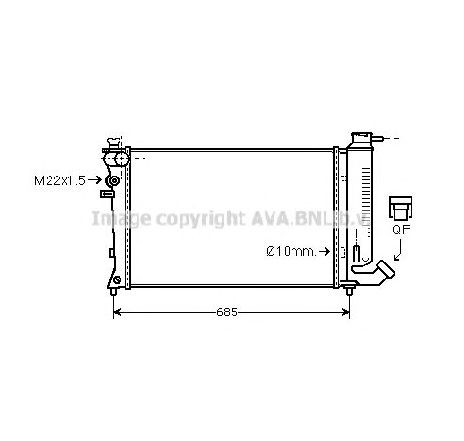 Radiator, racire motor PRASCO CN2108</br>Piesa auto pentru Radiator racire apa/ ulei Radiator, racire motor PRASCO CN2108</br>Piesa auto pentru Radiator racire apa/ ulei