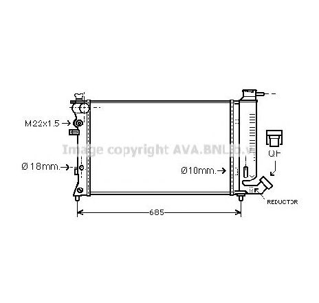 Radiator, racire motor PRASCO CN2109</br>Piesa auto pentru Radiator racire apa/ ulei Radiator, racire motor PRASCO CN2109</br>Piesa auto pentru Radiator racire apa/ ulei