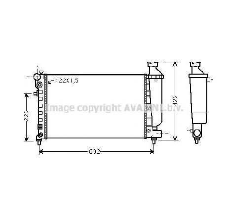 Radiator, racire motor PRASCO CN2117</br>Piesa auto pentru Radiator racire apa/ ulei Radiator, racire motor PRASCO CN2117</br>Piesa auto pentru Radiator racire apa/ ulei