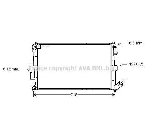 Radiator, racire motor PRASCO CN2125</br>Piesa auto pentru Radiator racire apa/ ulei Radiator, racire motor PRASCO CN2125</br>Piesa auto pentru Radiator racire apa/ ulei