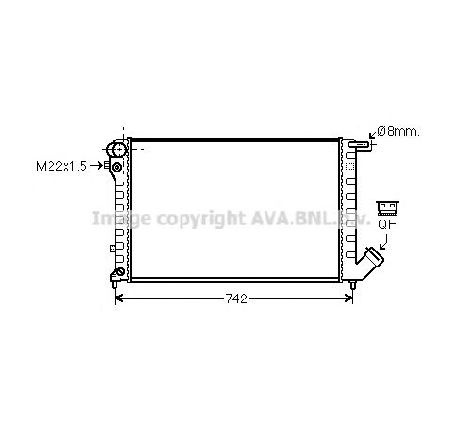 Radiator, racire motor PRASCO CN2198</br>Piesa auto pentru Radiator racire apa/ ulei Radiator, racire motor PRASCO CN2198</br>Piesa auto pentru Radiator racire apa/ ulei