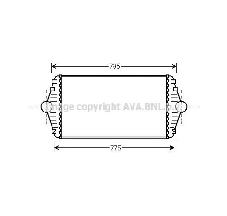 Intercooler, compresor PRASCO CN4086</br>Piesa auto pentru Turbocompressor Intercooler, compresor PRASCO CN4086</br>Piesa auto pentru Turbocompressor