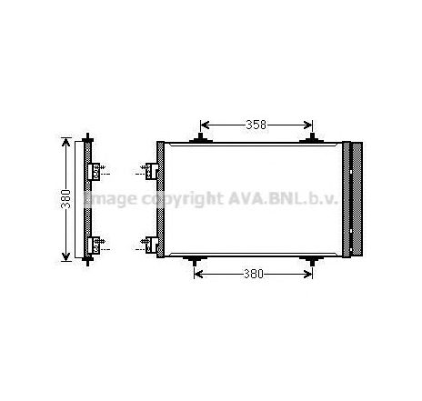 Condensator, climatizare PRASCO CN5272D</br>Piesa auto pentru Categorii Condensator, climatizare PRASCO CN5272D</br>Piesa auto pentru Categorii