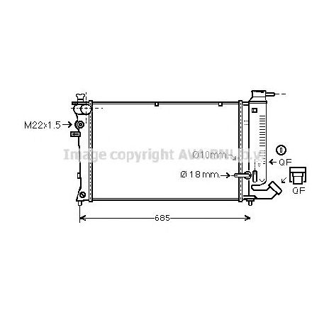 Radiator, racire motor PRASCO CNA2111</br>Piesa auto pentru Radiator racire apa/ ulei Radiator, racire motor PRASCO CNA2111</br>Piesa auto pentru Radiator racire apa/ ulei