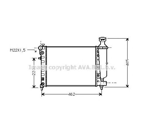 Radiator, racire motor PRASCO CNA2115</br>Piesa auto pentru Radiator racire apa/ ulei Radiator, racire motor PRASCO CNA2115</br>Piesa auto pentru Radiator racire apa/ ulei