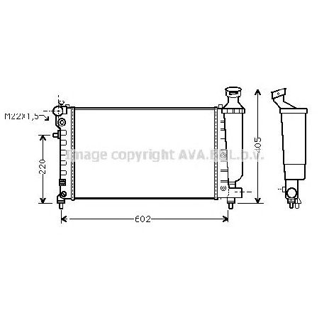 Radiator, racire motor PRASCO CNA2119</br>Piesa auto pentru Radiator racire apa/ ulei Radiator, racire motor PRASCO CNA2119</br>Piesa auto pentru Radiator racire apa/ ulei