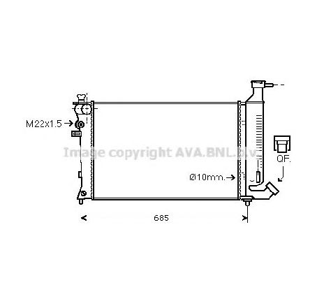 Radiator, racire motor PRASCO CNA2124</br>Piesa auto pentru Radiator racire apa/ ulei Radiator, racire motor PRASCO CNA2124</br>Piesa auto pentru Radiator racire apa/ ulei