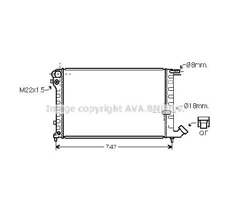 Radiator, racire motor PRASCO CNA2134</br>Piesa auto pentru Radiator racire apa/ ulei Radiator, racire motor PRASCO CNA2134</br>Piesa auto pentru Radiator racire apa/ ulei