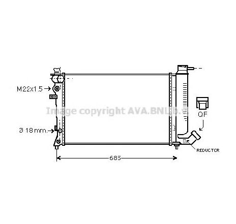 Radiator, racire motor PRASCO CNA2136</br>Piesa auto pentru Radiator racire apa/ ulei Radiator, racire motor PRASCO CNA2136</br>Piesa auto pentru Radiator racire apa/ ulei