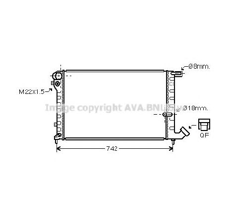 Radiator, racire motor PRASCO CNA2148</br>Piesa auto pentru Radiator racire apa/ ulei Radiator, racire motor PRASCO CNA2148</br>Piesa auto pentru Radiator racire apa/ ulei