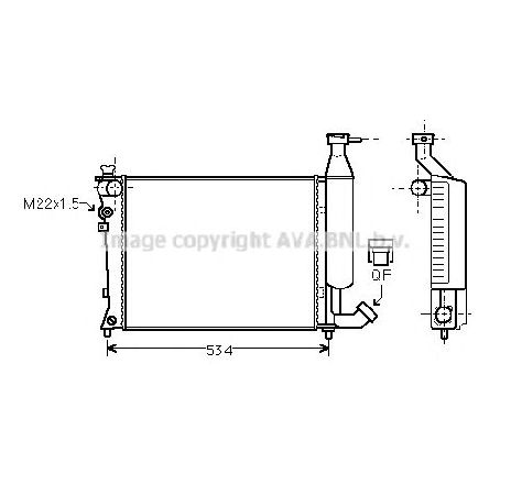 Radiator, racire motor PRASCO CNA2149</br>Piesa auto pentru Radiator racire apa/ ulei Radiator, racire motor PRASCO CNA2149</br>Piesa auto pentru Radiator racire apa/ ulei