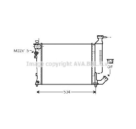 Radiator, racire motor PRASCO CNA2154</br>Piesa auto pentru Radiator racire apa/ ulei Radiator, racire motor PRASCO CNA2154</br>Piesa auto pentru Radiator racire apa/ ulei