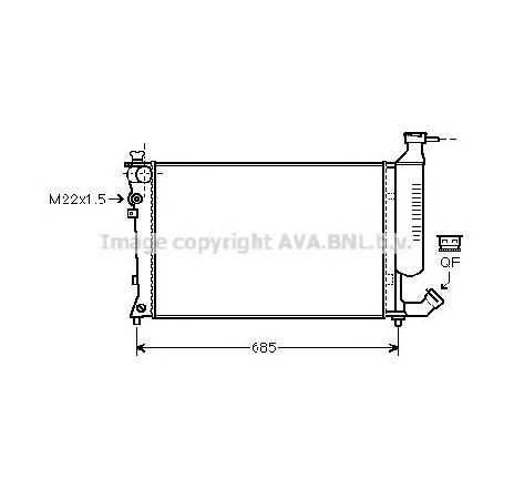 Radiator, racire motor PRASCO CNA2155</br>Piesa auto pentru Radiator racire apa/ ulei Radiator, racire motor PRASCO CNA2155</br>Piesa auto pentru Radiator racire apa/ ulei