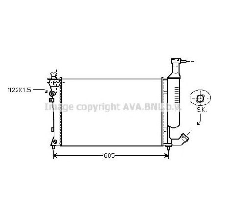 Radiator, racire motor PRASCO CNA2168</br>Piesa auto pentru Radiator racire apa/ ulei Radiator, racire motor PRASCO CNA2168</br>Piesa auto pentru Radiator racire apa/ ulei