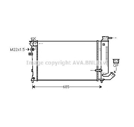 Radiator, racire motor PRASCO CNA2170</br>Piesa auto pentru Radiator racire apa/ ulei Radiator, racire motor PRASCO CNA2170</br>Piesa auto pentru Radiator racire apa/ ulei