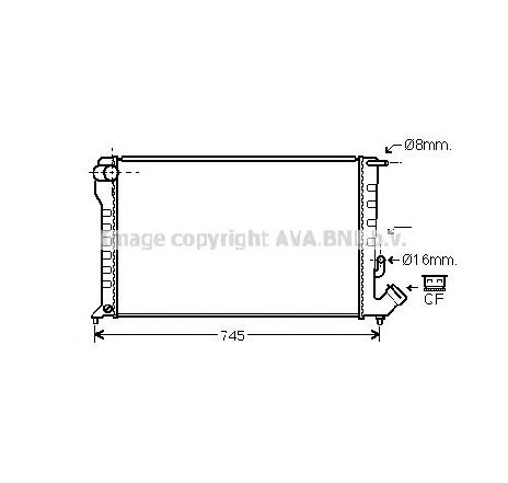 Radiator, racire motor PRASCO CNA2194</br>Piesa auto pentru Radiator racire apa/ ulei Radiator, racire motor PRASCO CNA2194</br>Piesa auto pentru Radiator racire apa/ ulei