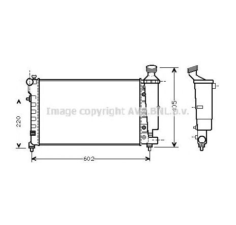 Radiator, racire motor PRASCO CNA2196</br>Piesa auto pentru Radiator racire apa/ ulei Radiator, racire motor PRASCO CNA2196</br>Piesa auto pentru Radiator racire apa/ ulei