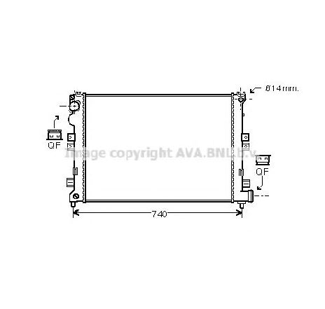 Radiator, racire motor PRASCO CNA2208</br>Piesa auto pentru Radiator racire apa/ ulei Radiator, racire motor PRASCO CNA2208</br>Piesa auto pentru Radiator racire apa/ ulei