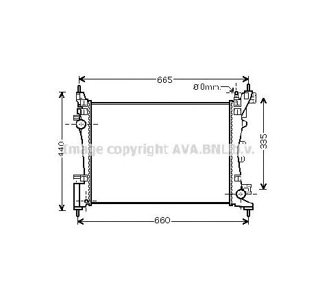 Radiator, racire motor PRASCO CNA2261</br>Piesa auto pentru Radiator racire apa/ ulei Radiator, racire motor PRASCO CNA2261</br>Piesa auto pentru Radiator racire apa/ ulei