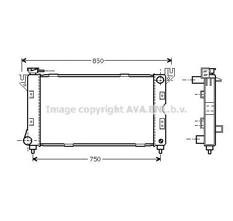 Radiator, racire motor PRASCO CR2085</br>Piesa auto pentru Radiator racire apa/ ulei Radiator, racire motor PRASCO CR2085</br>Piesa auto pentru Radiator racire apa/ ulei