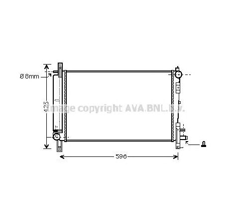 Radiator, racire motor PRASCO CRA2080</br>Piesa auto pentru Radiator racire apa/ ulei Radiator, racire motor PRASCO CRA2080</br>Piesa auto pentru Radiator racire apa/ ulei