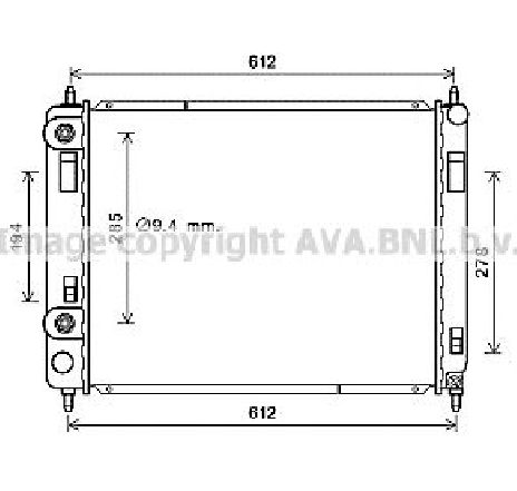 Radiator, racire motor PRASCO CT2053</br>Piesa auto pentru Radiator racire apa/ ulei Radiator, racire motor PRASCO CT2053</br>Piesa auto pentru Radiator racire apa/ ulei