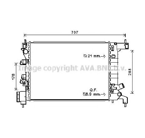 Radiator, racire motor PRASCO CTA2047</br>Piesa auto pentru Radiator racire apa/ ulei Radiator, racire motor PRASCO CTA2047</br>Piesa auto pentru Radiator racire apa/ ulei