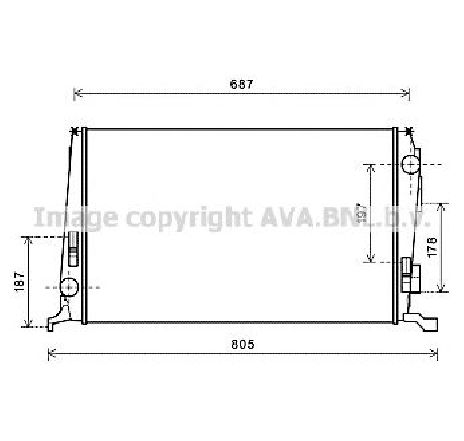 Radiator, racire motor PRASCO DAA2005</br>Piesa auto pentru Radiator racire apa/ ulei Radiator, racire motor PRASCO DAA2005</br>Piesa auto pentru Radiator racire apa/ ulei