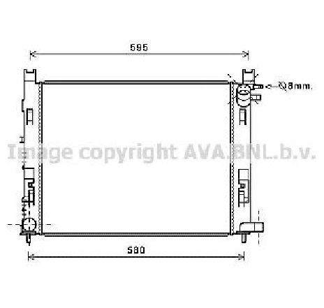 Radiator, racire motor PRASCO DAA2008</br>Piesa auto pentru Radiator racire apa/ ulei Radiator, racire motor PRASCO DAA2008</br>Piesa auto pentru Radiator racire apa/ ulei