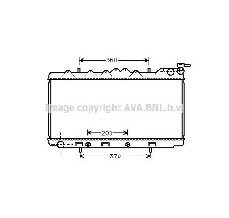 Radiator, racire motor PRASCO DN2103</br>Piesa auto pentru Radiator racire apa/ ulei Radiator, racire motor PRASCO DN2103</br>Piesa auto pentru Radiator racire apa/ ulei