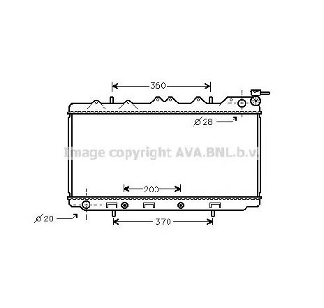 Radiator, racire motor PRASCO DN2117</br>Piesa auto pentru Radiator racire apa/ ulei Radiator, racire motor PRASCO DN2117</br>Piesa auto pentru Radiator racire apa/ ulei
