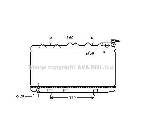 Radiator, racire motor PRASCO DN2118</br>Piesa auto pentru Radiator racire apa/ ulei Radiator, racire motor PRASCO DN2118</br>Piesa auto pentru Radiator racire apa/ ulei