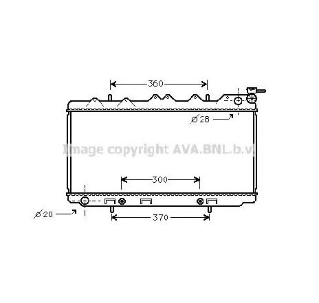 Radiator, racire motor PRASCO DN2120</br>Piesa auto pentru Radiator racire apa/ ulei Radiator, racire motor PRASCO DN2120</br>Piesa auto pentru Radiator racire apa/ ulei
