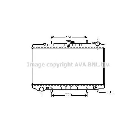 Radiator, racire motor PRASCO DN2126</br>Piesa auto pentru Radiator racire apa/ ulei Radiator, racire motor PRASCO DN2126</br>Piesa auto pentru Radiator racire apa/ ulei