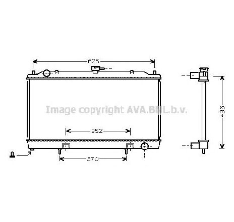 Radiator, racire motor PRASCO DN2229</br>Piesa auto pentru Radiator racire apa/ ulei Radiator, racire motor PRASCO DN2229</br>Piesa auto pentru Radiator racire apa/ ulei