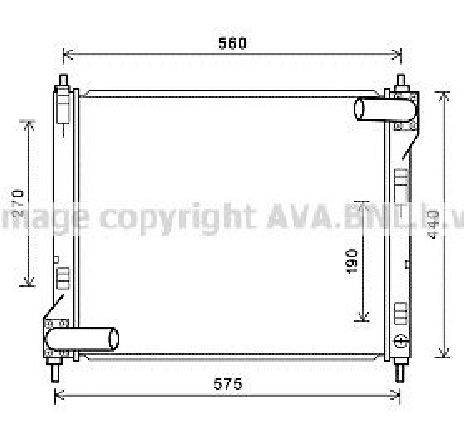 Radiator, racire motor PRASCO DN2354</br>Piesa auto pentru Radiator racire apa/ ulei Radiator, racire motor PRASCO DN2354</br>Piesa auto pentru Radiator racire apa/ ulei