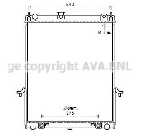 Radiator, racire motor PRASCO DN2397</br>Piesa auto pentru Radiator racire apa/ ulei Radiator, racire motor PRASCO DN2397</br>Piesa auto pentru Radiator racire apa/ ulei